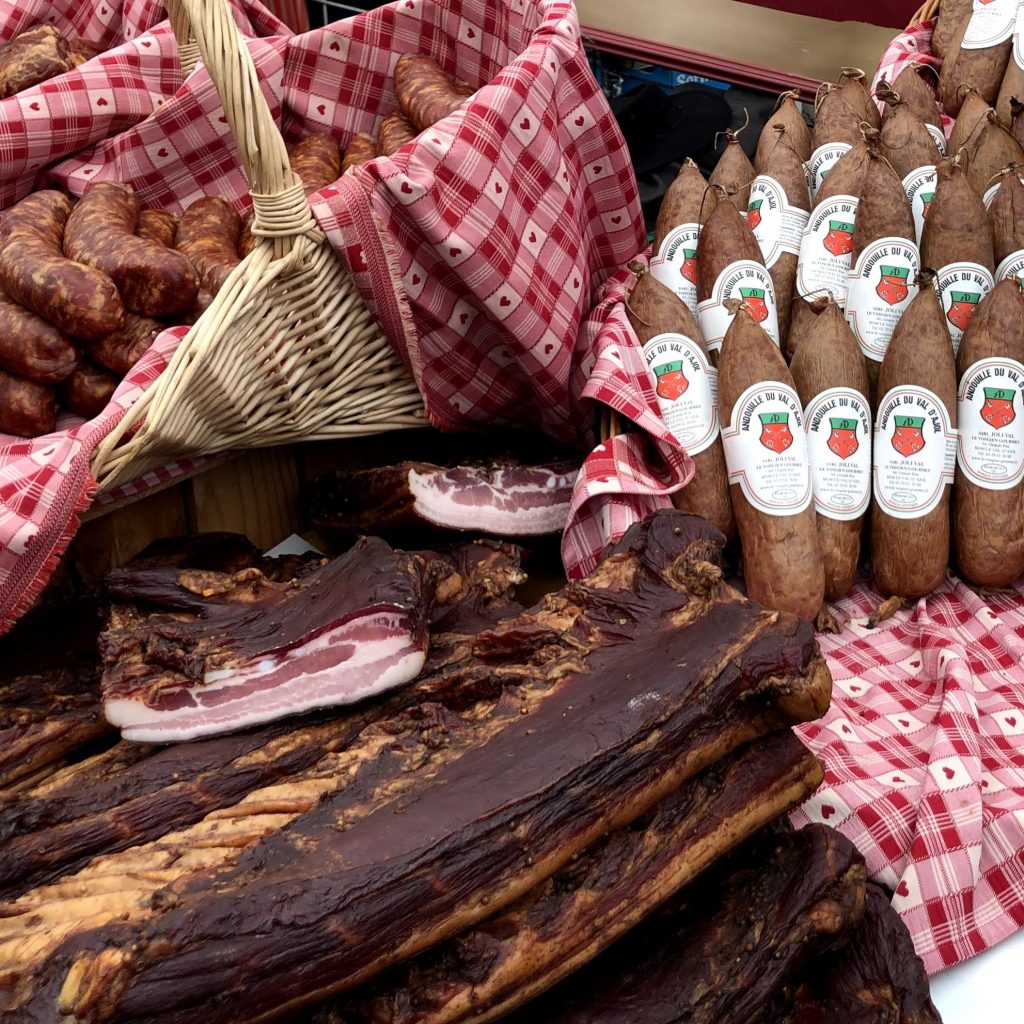 Feira de salsichas de Andouille