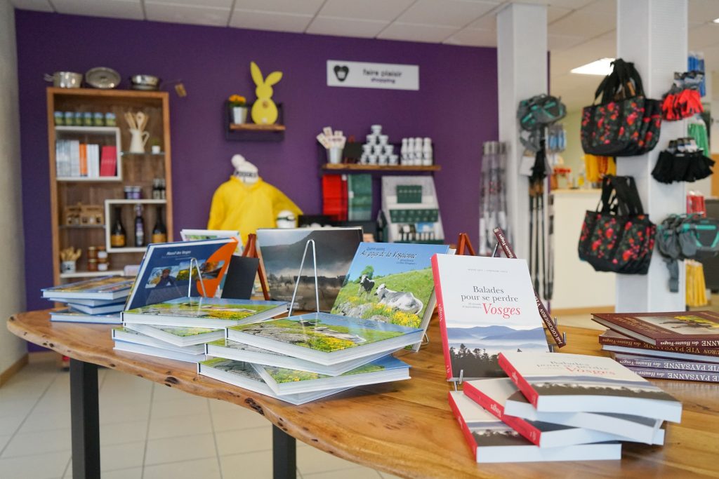 Boutique de l'office de tourisme du Val-d'Ajol
