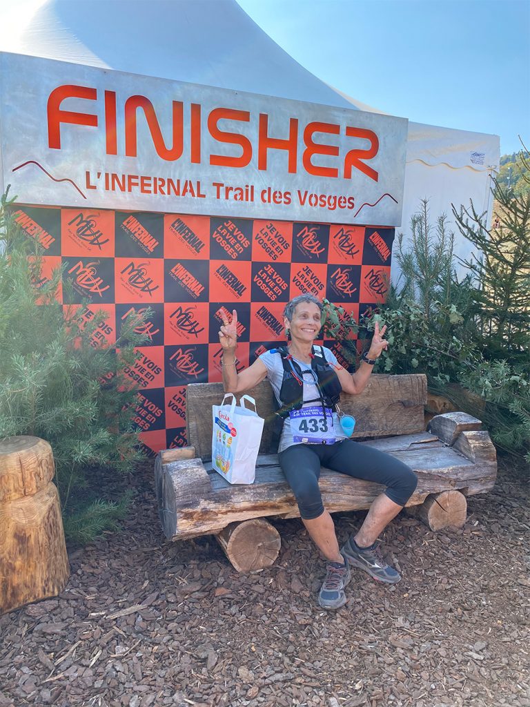 À l'arrivée de l'infernal Trail de Saint-Nabord