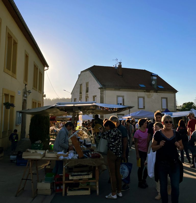 Der Nachtmarkt von Girmont-Val-d'Ajol