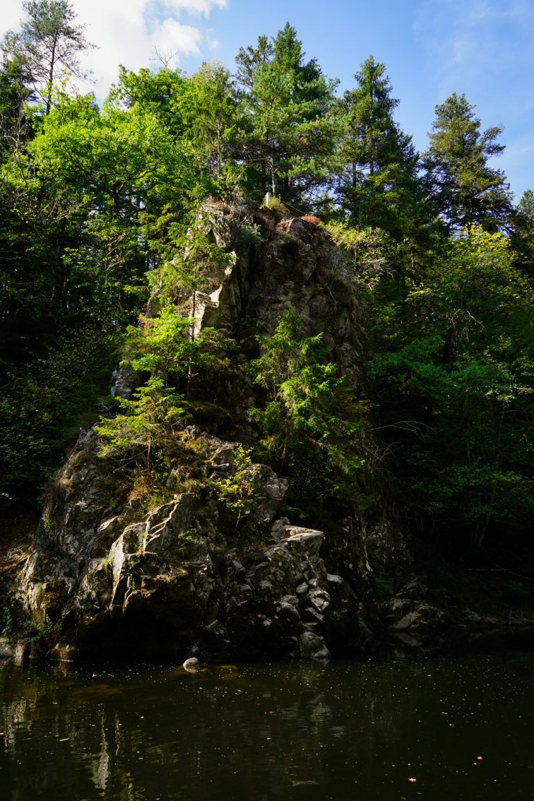 L'arrivée aux Gorges de Crosery