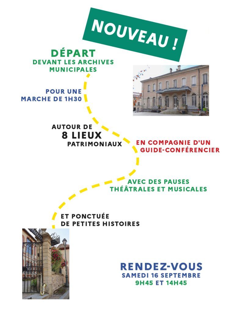 Le sentier patrimoine à Remiremont - Journées Européennes du Patrimoine