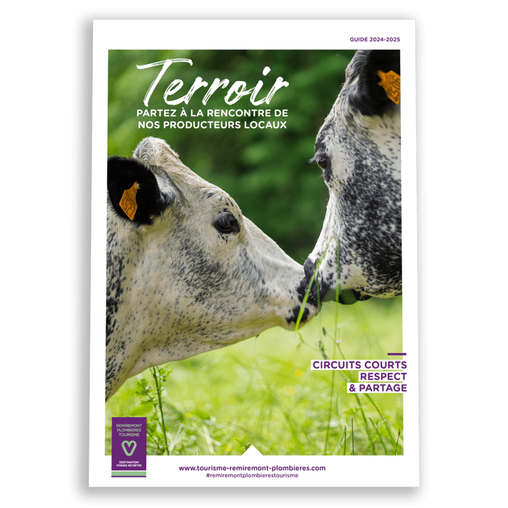 Cover des Leitfadens für lokale Produzenten, einer Broschüre des Tourismusbüros Remiremont Plombières