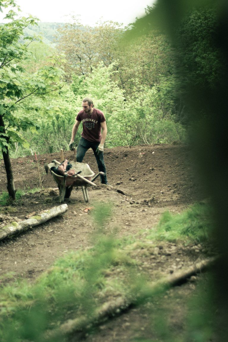Antoine Mougel, shaper sur le stade VTT de Remiremont