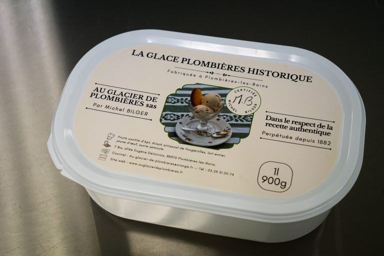 Au Glacier de Plombières - Véritable glace Plombières historique vendue en pot