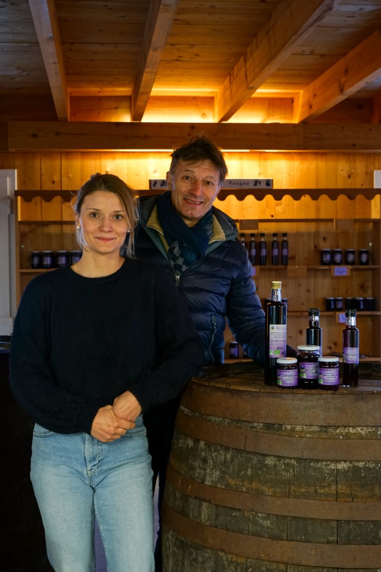 Roland et sa fille Agathe - GAEC Balandier Bluets au Girmont-Val-d'Ajol