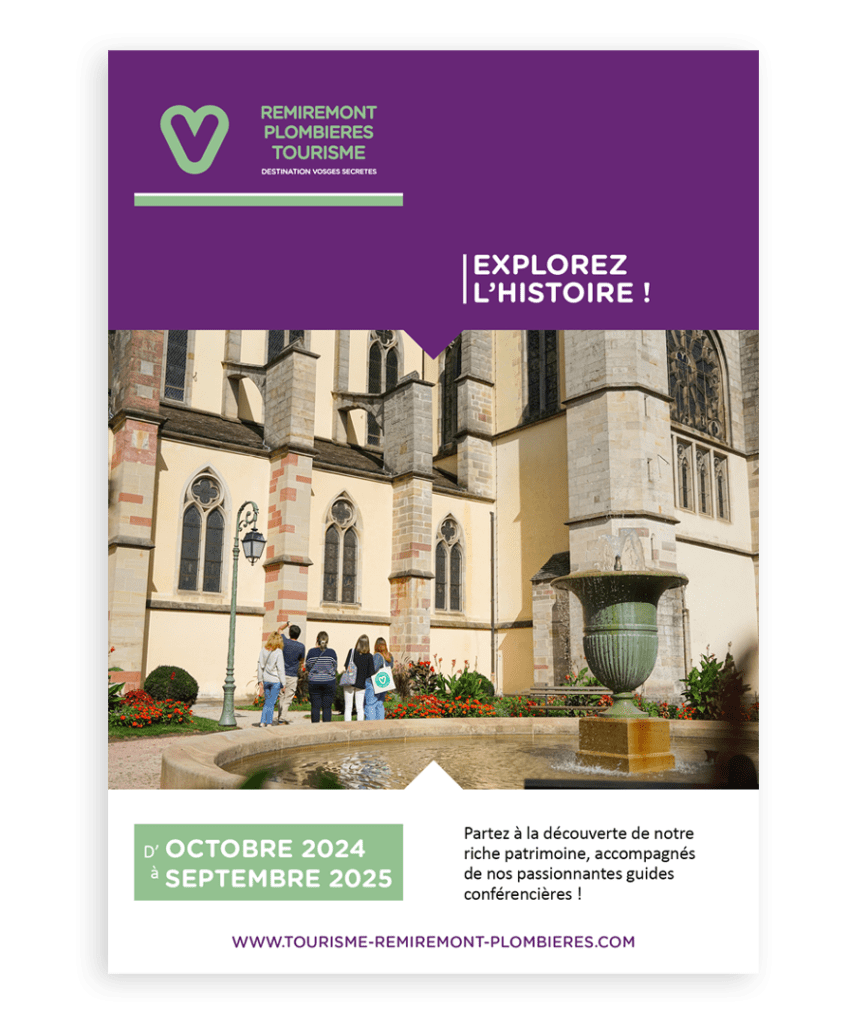 Brochure patrimoine 2024-2025 - Office de tourisme Remiremont Plombières