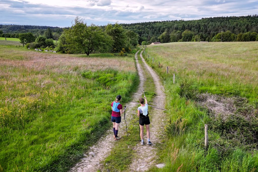 Marche nordique à la Station Trail de Saint-Nabord