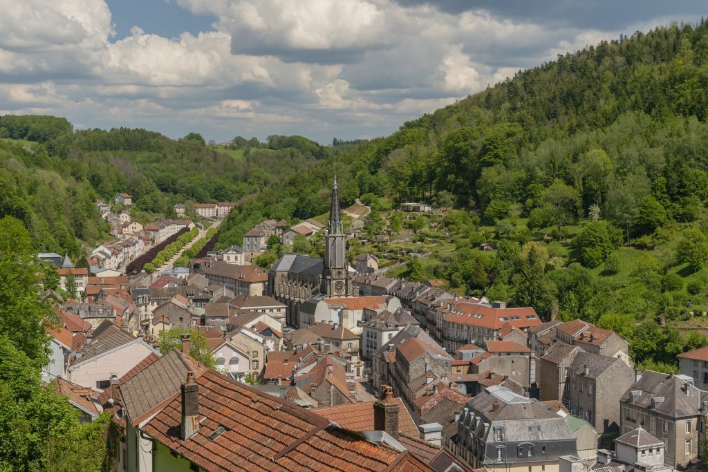 Vue sur Plombières-les-Bains