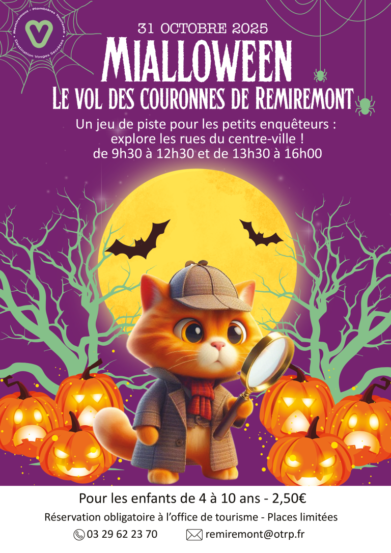 Mialloween - Jeu de piste d'Halloween pour enfants à Remiremont