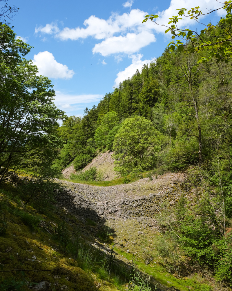 Le Pont des Fées dans le massif du Fossard