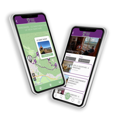 Simulation application mobile office de tourisme Remiremont Plombieres